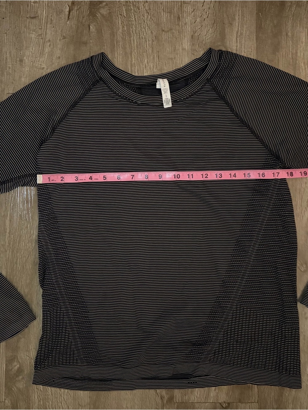 Athleta Momentum Seamless Striped Long Sleeve Running Top Women's XL - Picture 6 of 7